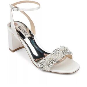 Badgley Mischka Wedding shoes! Worn once!